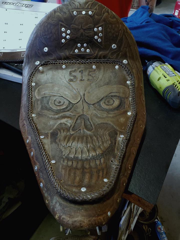 Motorcycle Seat Rebuild detail