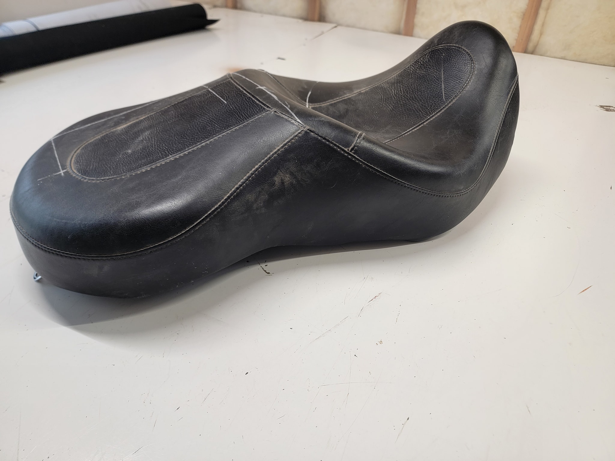 Custom One-Of-A-Kind Harley Seat detail