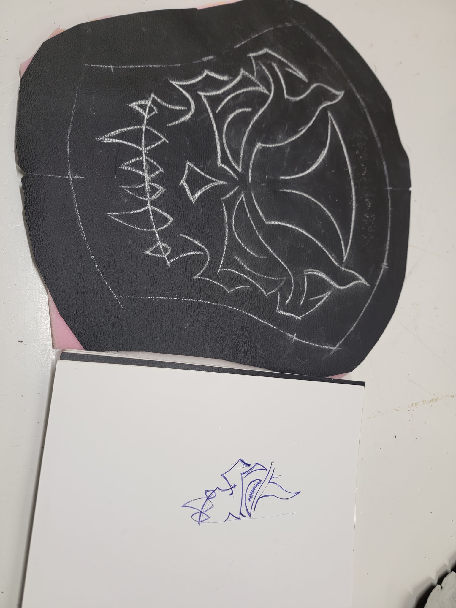 Custom One-Of-A-Kind Harley Seat detail