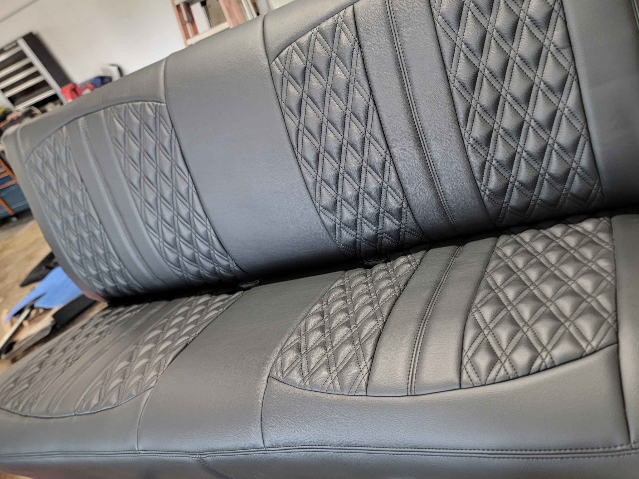Square Body Custom Seat detail