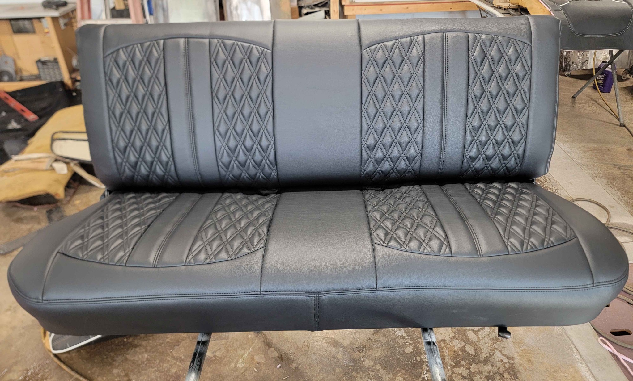 Square Body Custom Seat detail