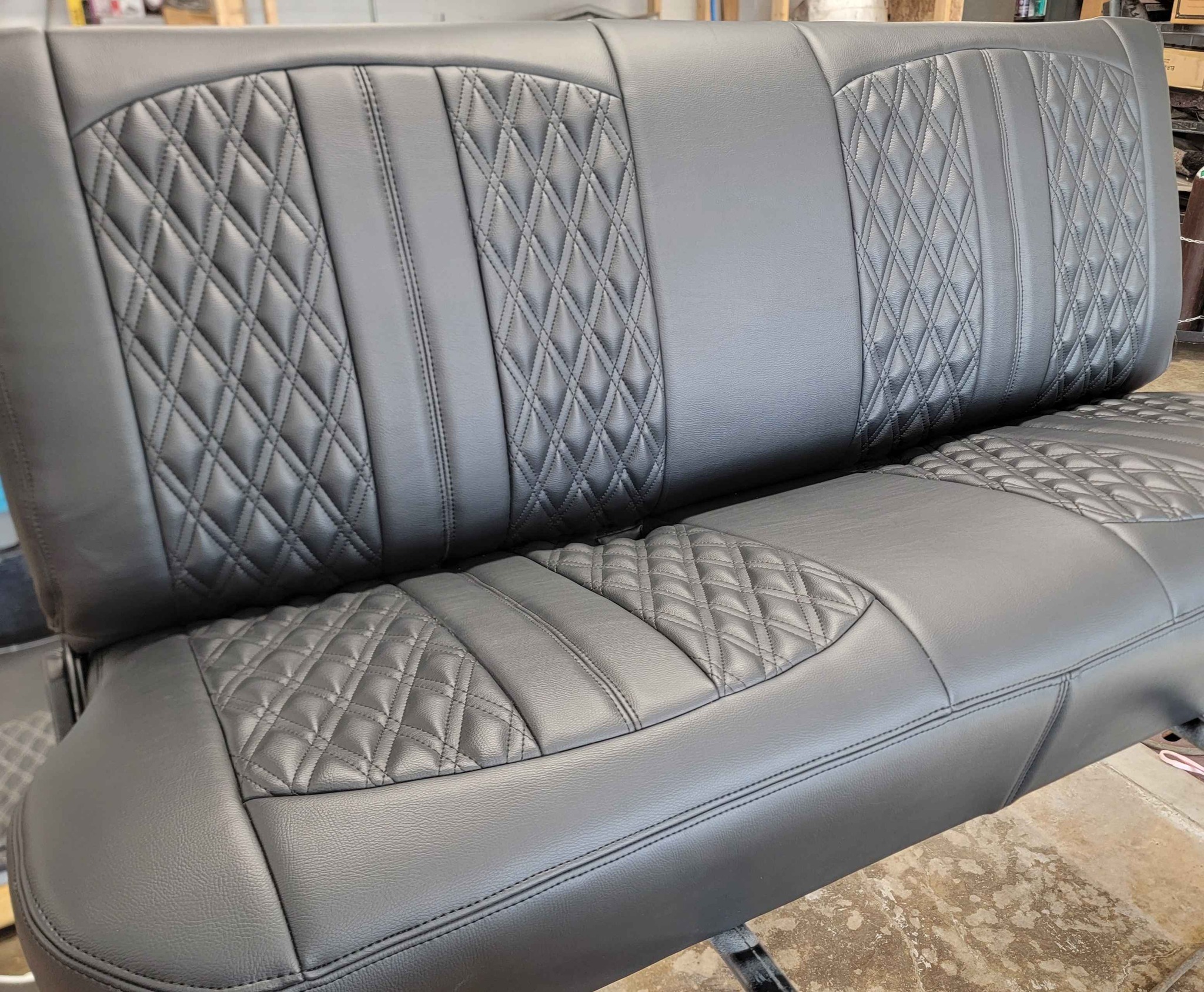 Square Body Custom Seat detail