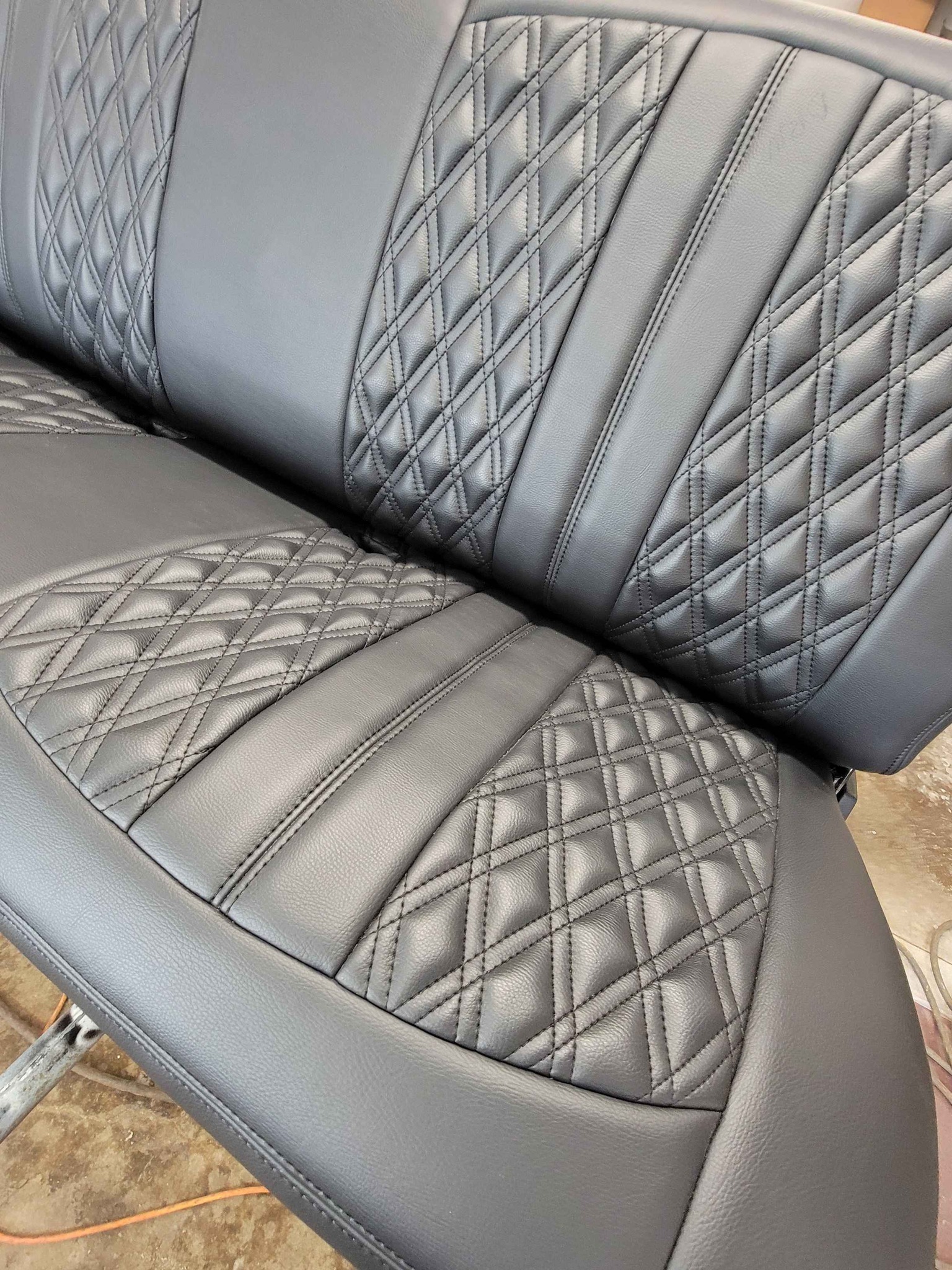 Square Body Custom Seat detail
