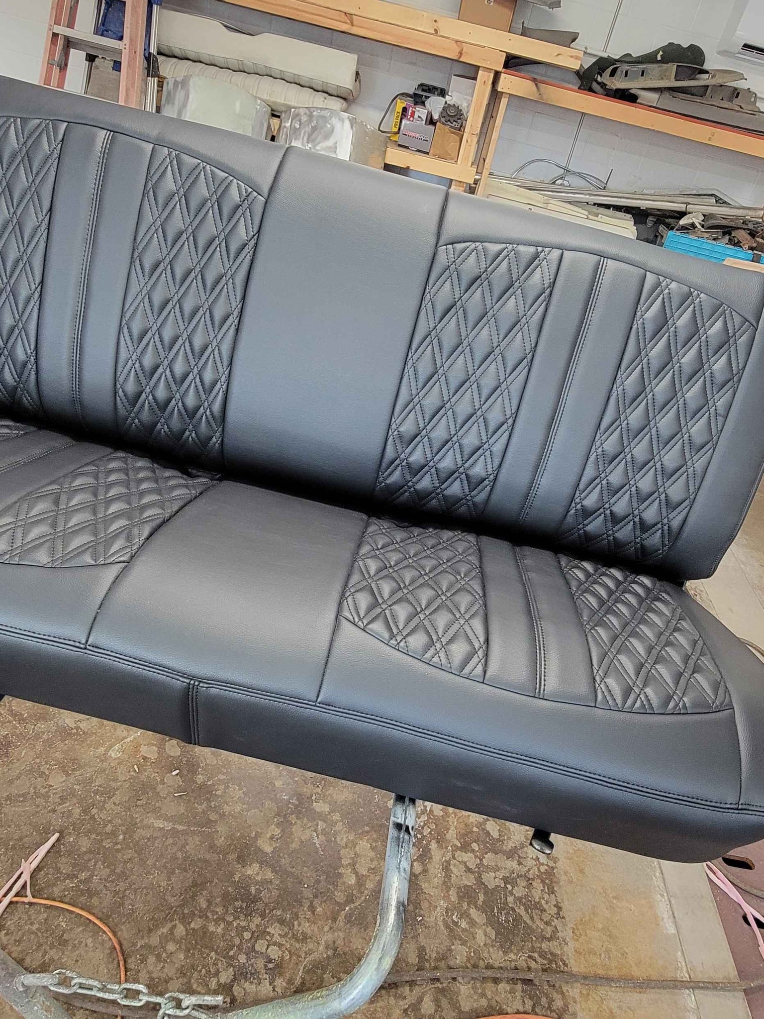 Square Body Custom Seat detail