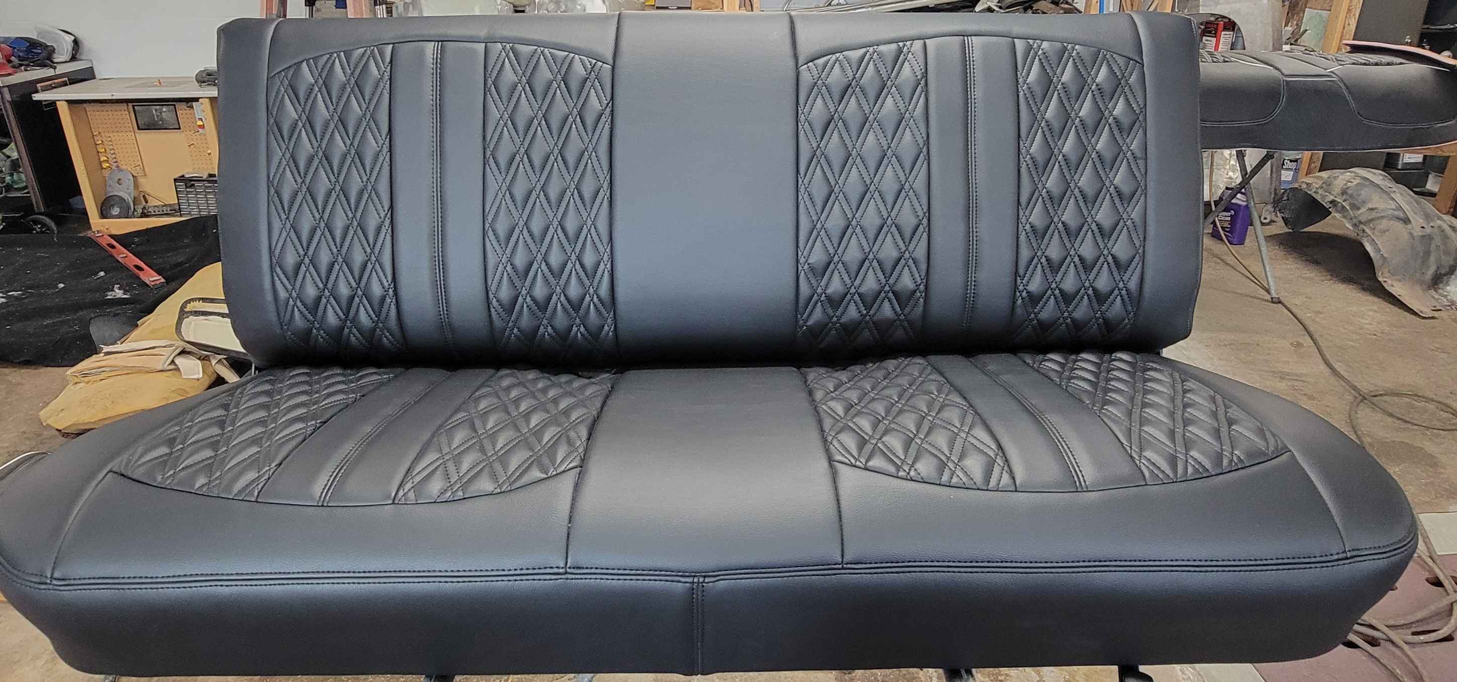 Square Body Custom Seat detail