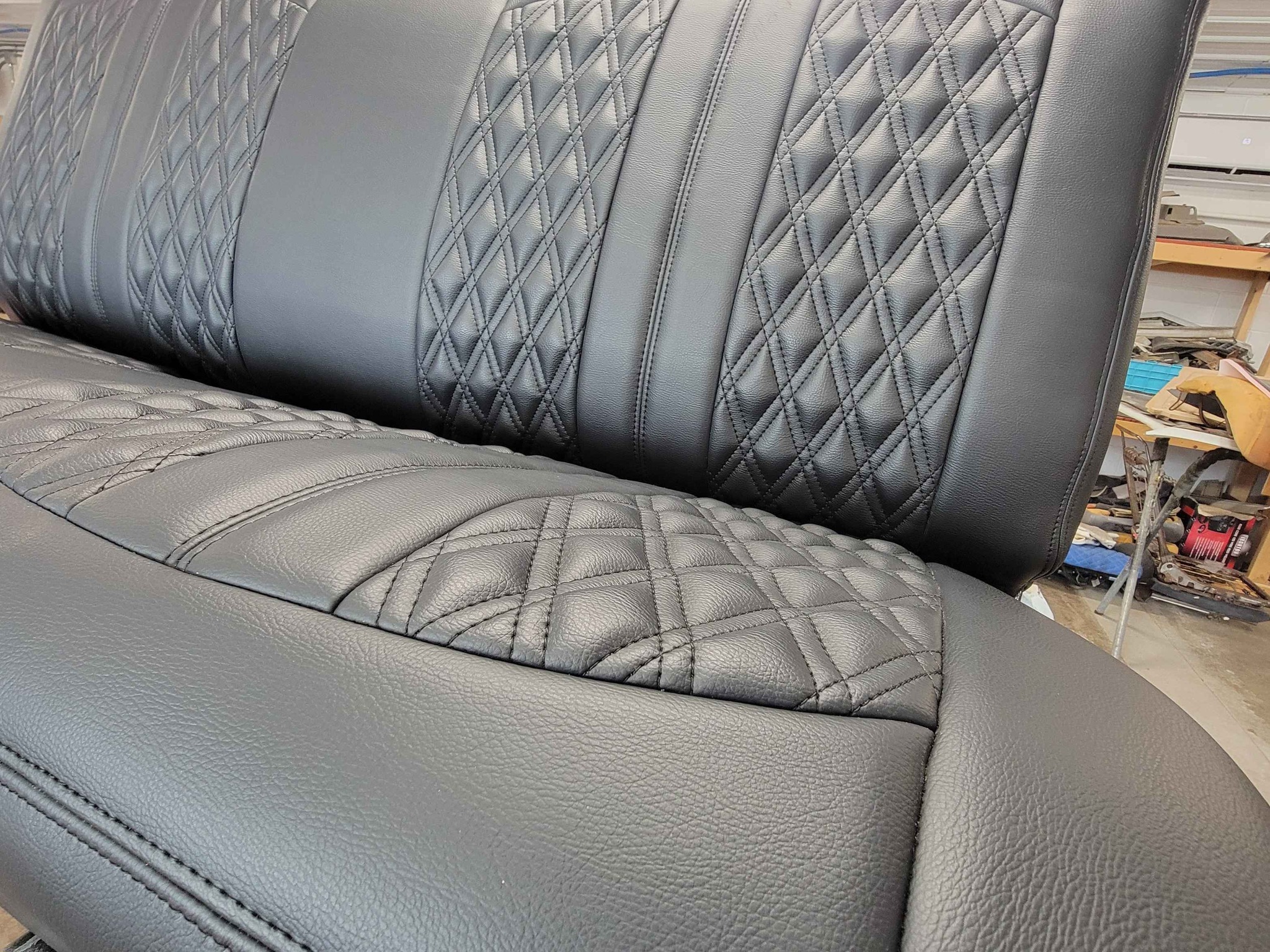 Square Body Custom Seat detail