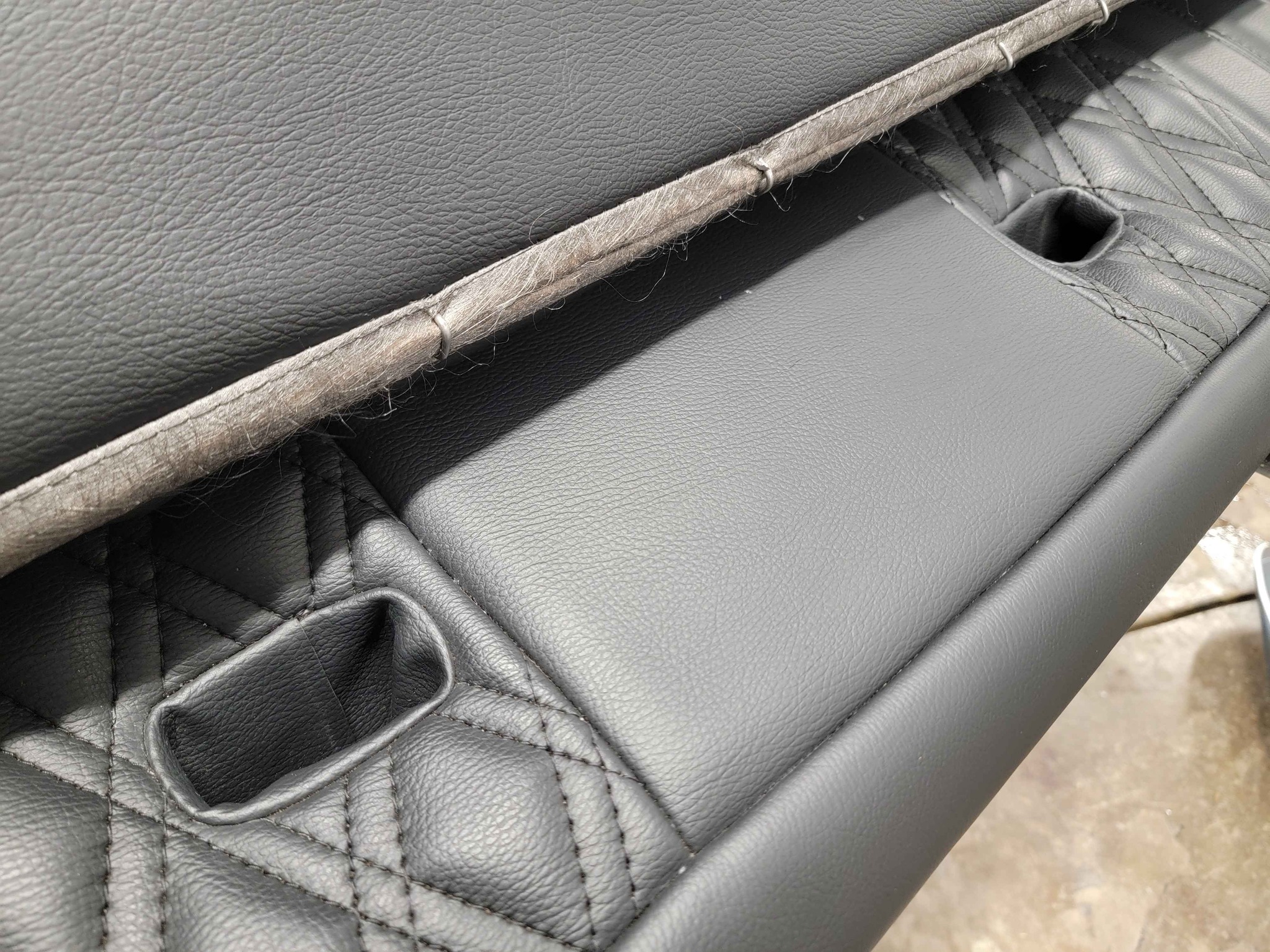 Square Body Custom Seat detail